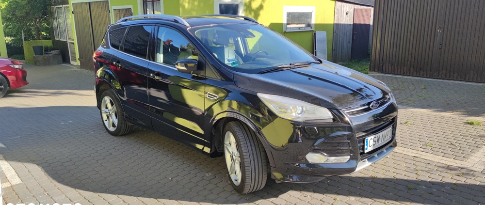 Ford Kuga cena 51900 przebieg: 165683, rok produkcji 2014 z Trzebinia małe 742